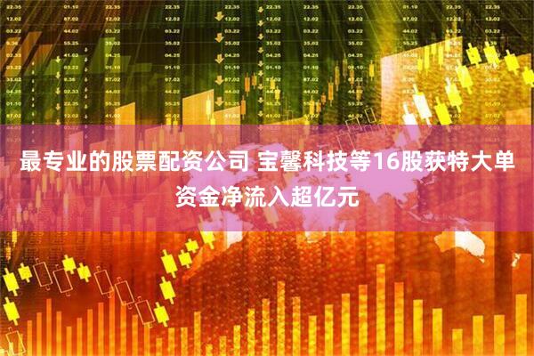 最专业的股票配资公司 宝馨科技等16股获特大单资金净流入超亿元